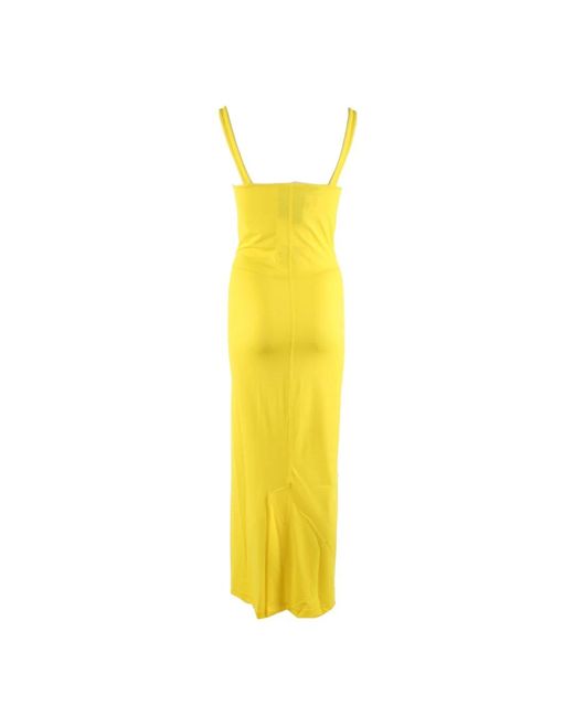 Dresses > day dresses > midi dresses Pinko en coloris Yellow