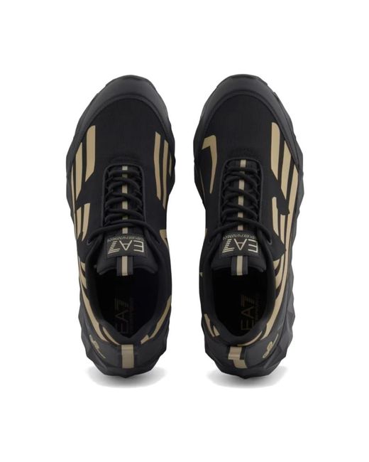 EA7 Black Sneakers for men