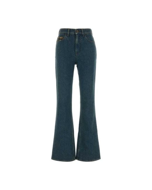 Burberry Blue Flared Jeans