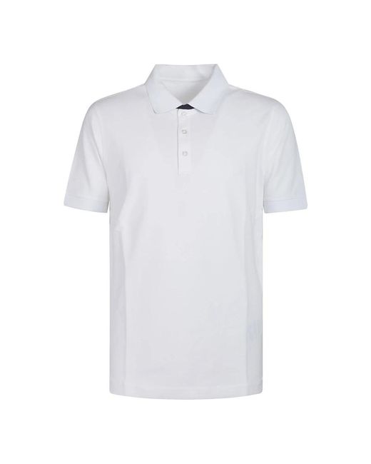 Fay White Polo Shirts for men