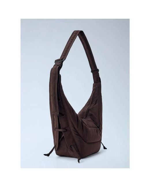 Lemaire Metallic Cross Body Bags for men