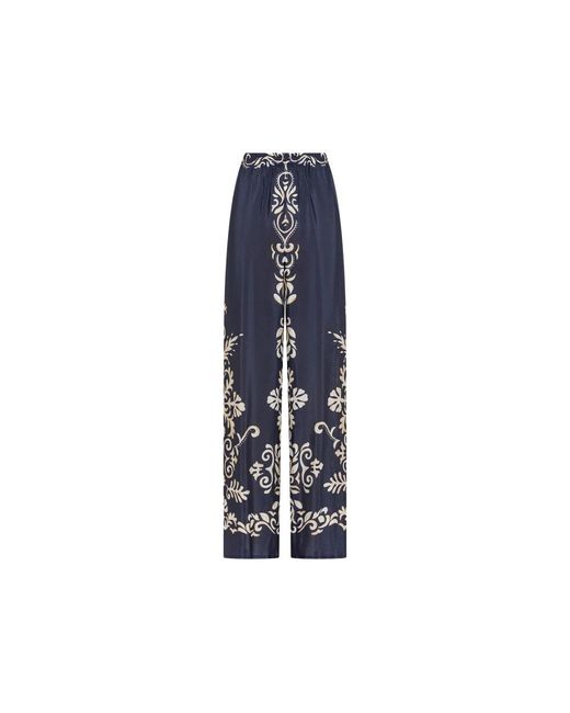 Seventy Blue Wide Trousers