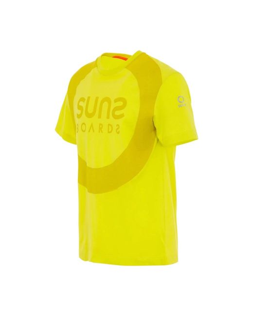 Suns Lässiges baumwollshirt in Yellow für Herren