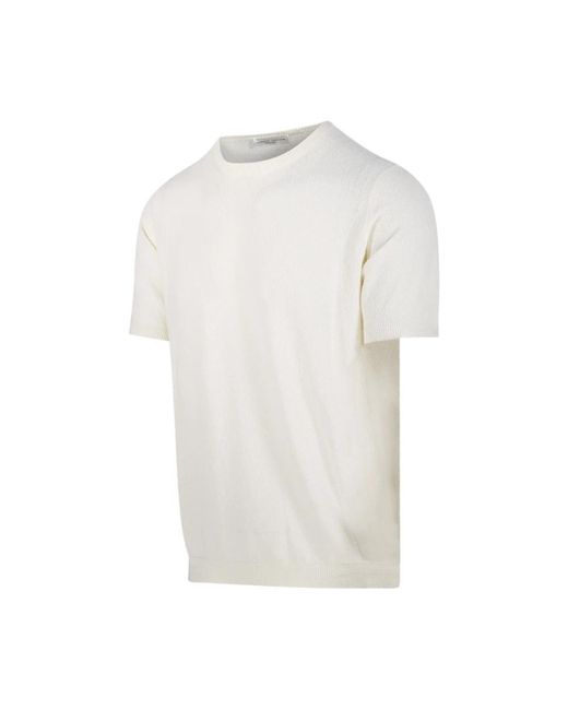 Roberto Collina White Round-Neck Knitwear for men