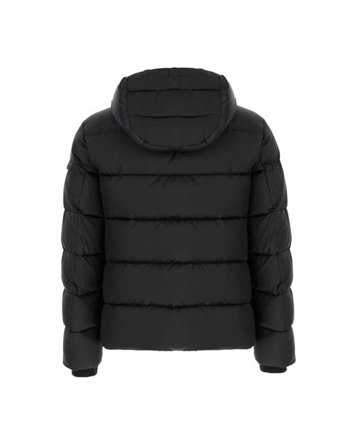 Moorer Jassen ,Zwart ,Nylon Piumino Jacket in het Black voor heren