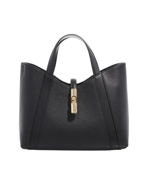 Furla Black Shopping Bags