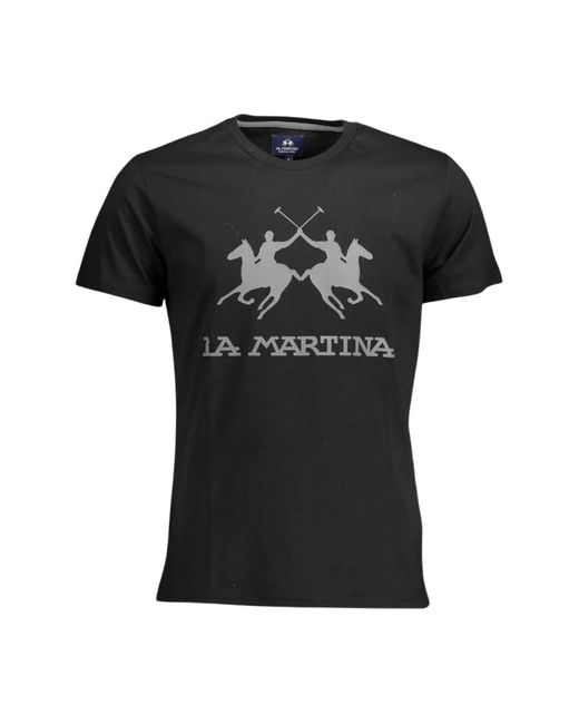 T-camicie di La Martina in Black da Uomo