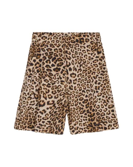A PAPER KID Animal Print Bermuda Shorts in Natural für Herren