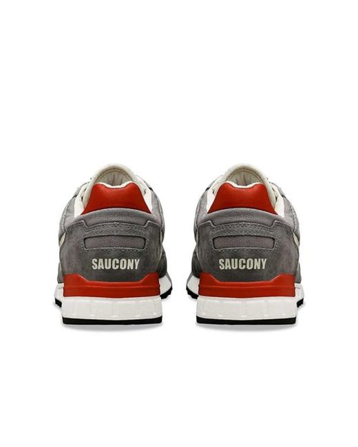 Saucony Grau rot shadow 5000 sneakers in Gray für Herren