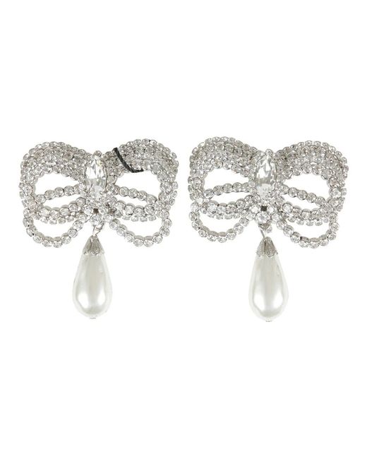 Alessandra Rich Metallic Earrings