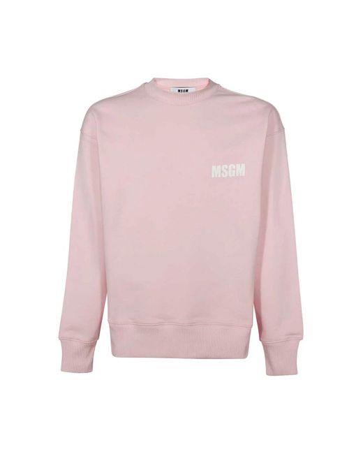 MSGM Pink Sweatshirts for men