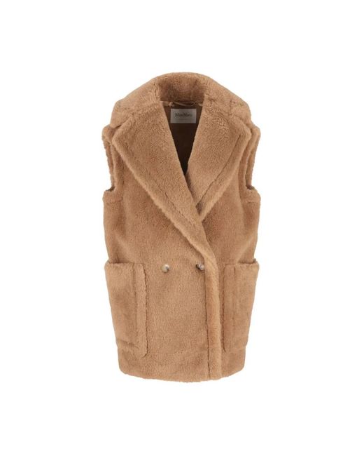 Max Mara Brown Waistcoats