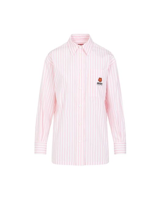 Camicia in cotone rose clair di KENZO in Pink