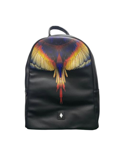 Marcelo Burlon Black Backpacks