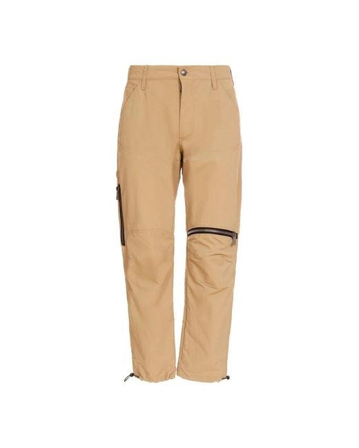 Straight Trousers di Just Cavalli in Natural da Uomo