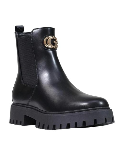 Guess Black Chelsea Boots