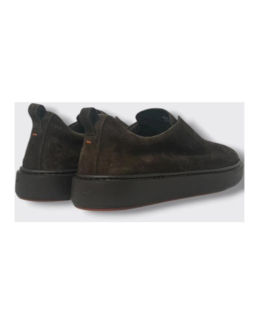Santoni Sieg Sneaker in Black für Herren