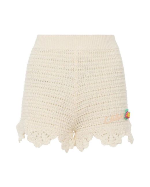 Chloé Natural Short Shorts