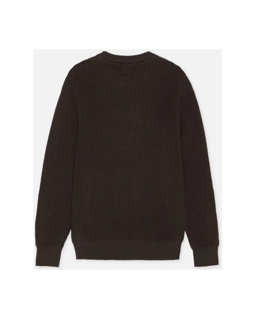 Les Deux Black Round-Neck Knitwear for men