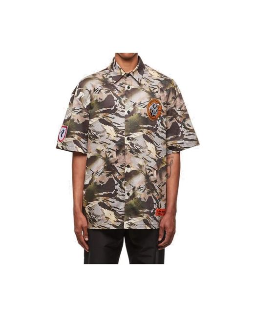 Heron Preston Black Short Sleeve Shirts for men