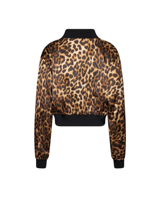 Silvian Heach Cropped Bomberjack in het Black