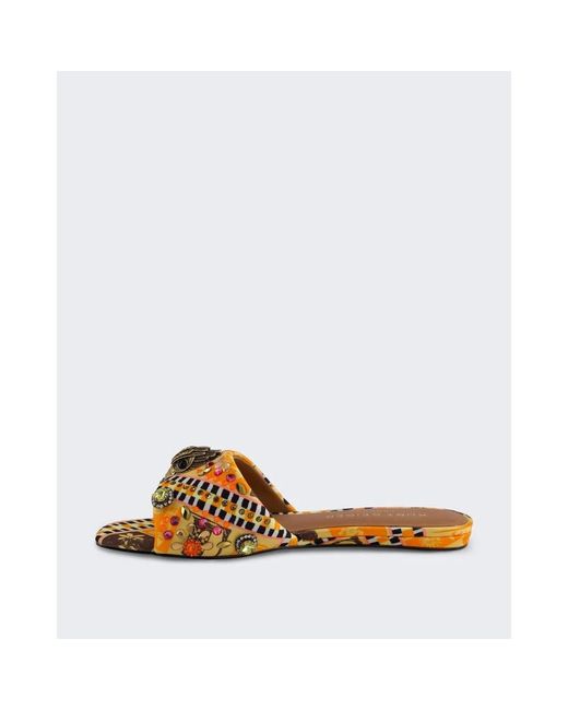 Kurt Geiger Brown Sliders
