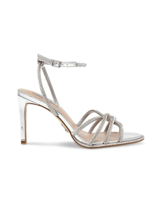 Steve Madden White High Heel Sandals