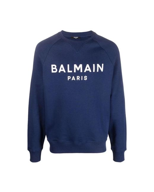 Balmain Blue Sweatshirts for men