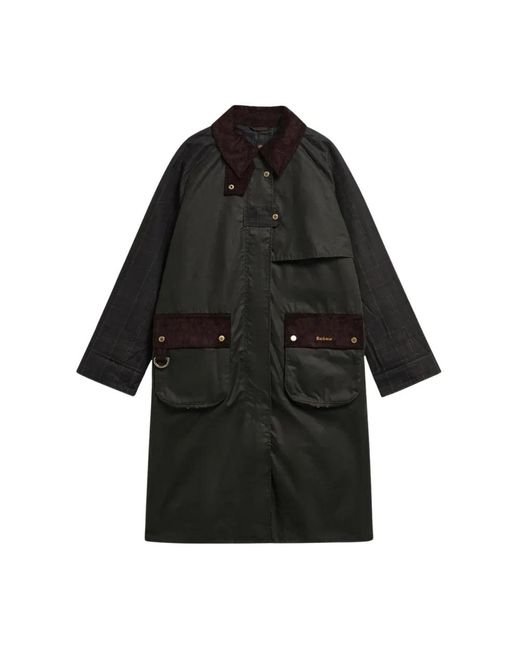 Barbour Kirklees Waxed Jacket in het Black