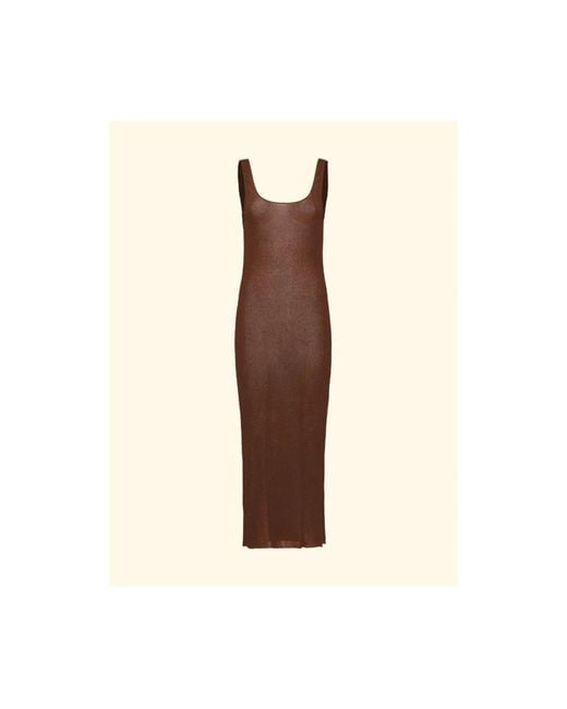 FK Brown Knitted Dresses