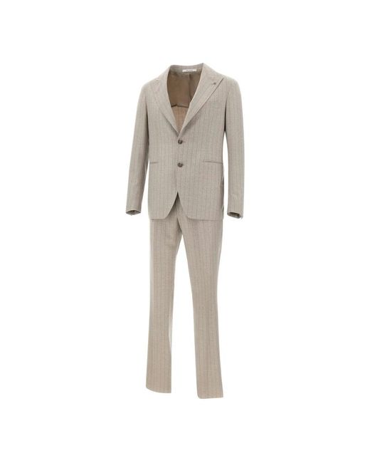 Tagliatore Kostuums ,Grijs ,Tweed Tweedelig Pak in het Gray voor heren