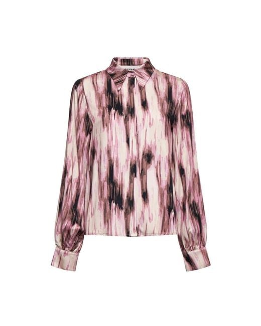 Blouses Silvian Heach de color Pink