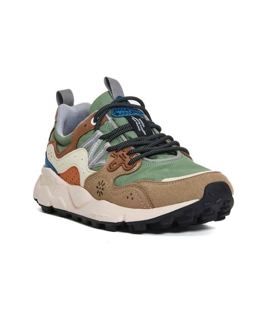 Flower Mountain Gray Sneakers for men