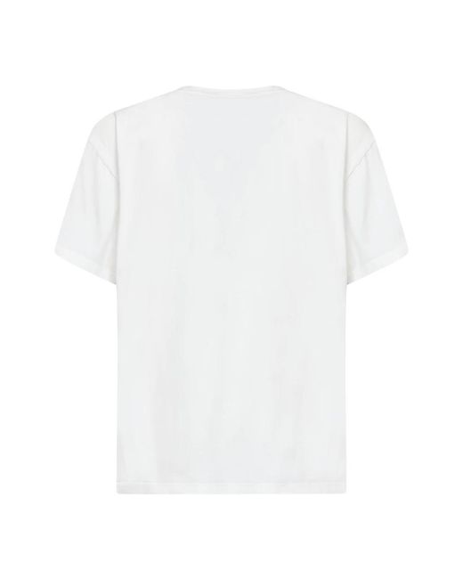 MM6 by Maison Margiela White T-Shirts for men