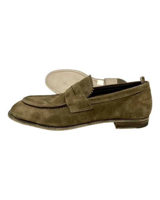 Officine Creative Green Loafers for men