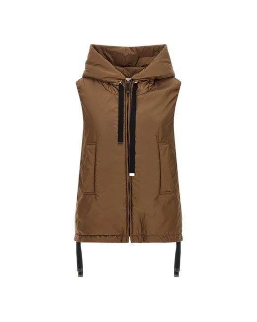 Max Mara Brown Waistcoats