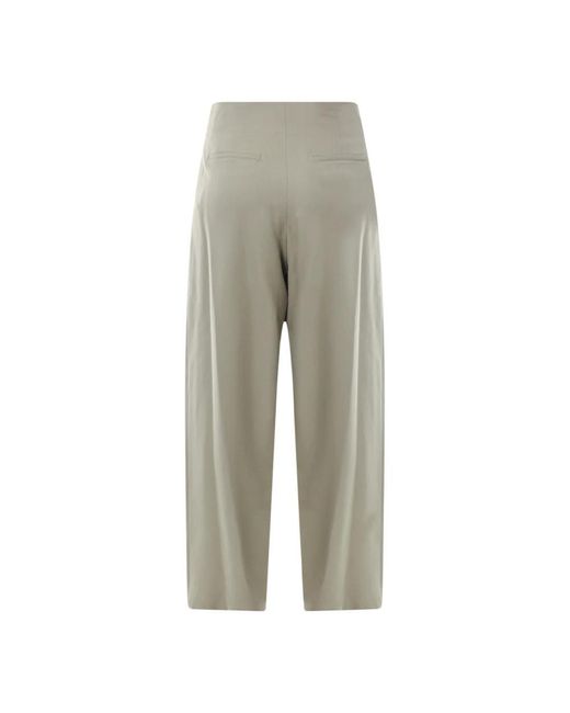 LE17SEPTEMBRE Gray Wide Trousers
