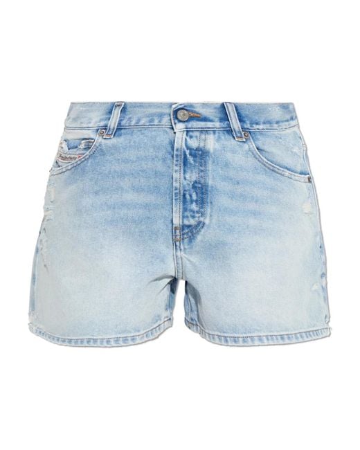 DIESEL Blue Denim Shorts