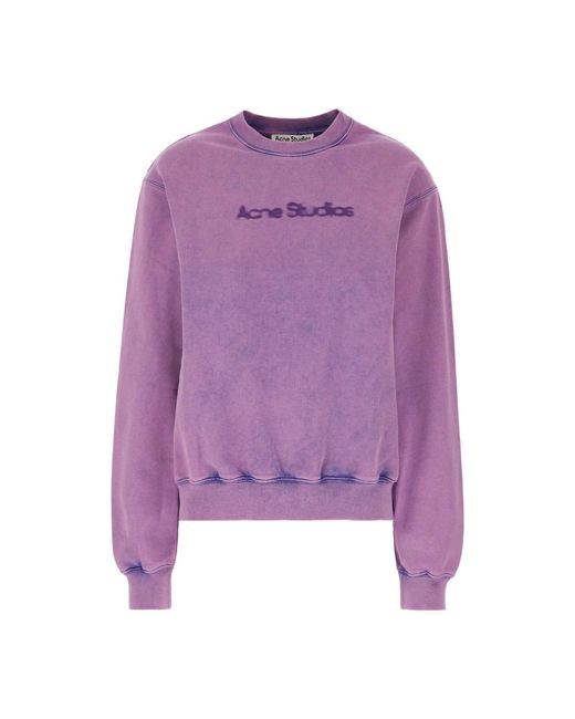 Sweatshirts Acne de color Purple