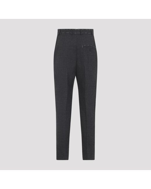 Moschino Gray Slim-Fit Trousers