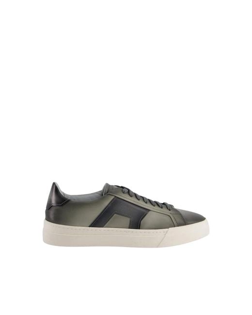 Santoni Green Sneakers for men