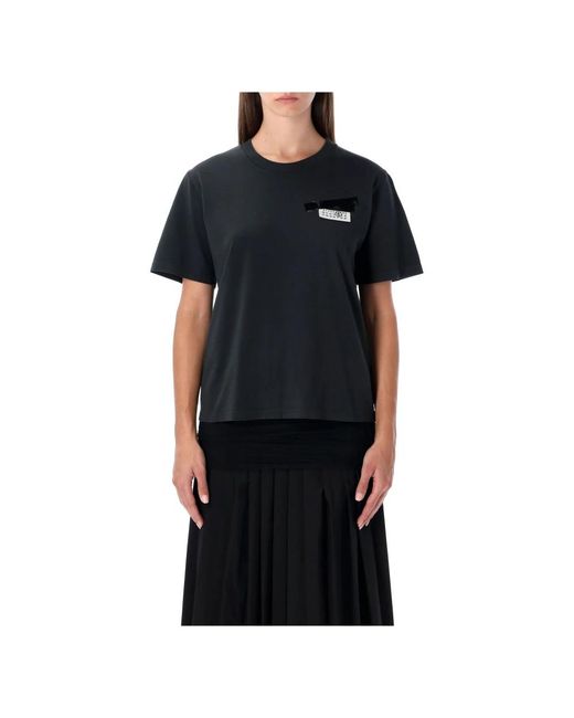 MM6 by Maison Margiela Black T-Shirts