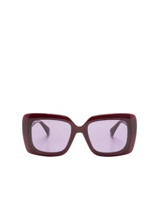 Max Mara Purple Sunglasses