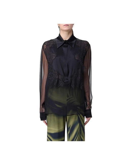 Alberta Ferretti Blue Shirts