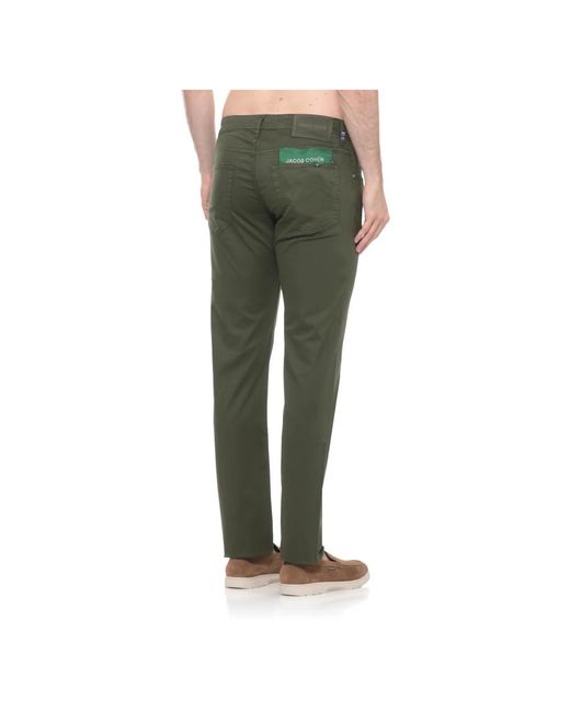 Jacob Cohen Green Slim Fit Jeans for men
