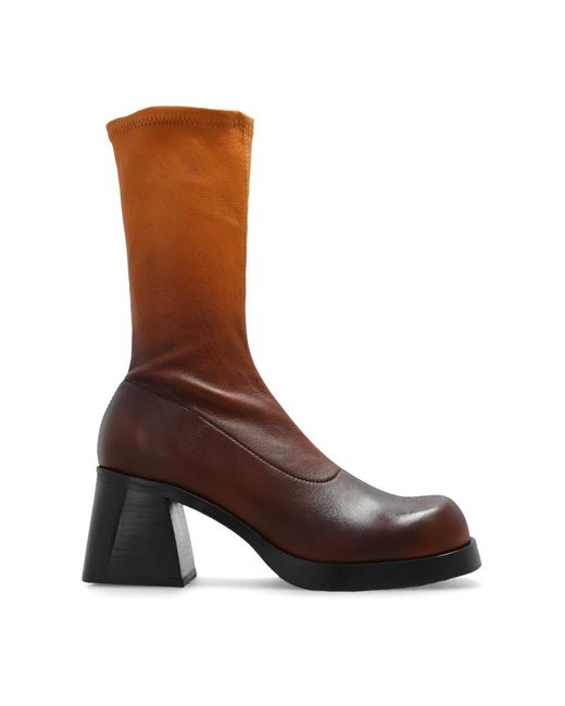 Heeled Boots di Miista in Brown
