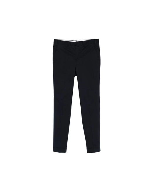 PT Torino Black Suit Trousers for men