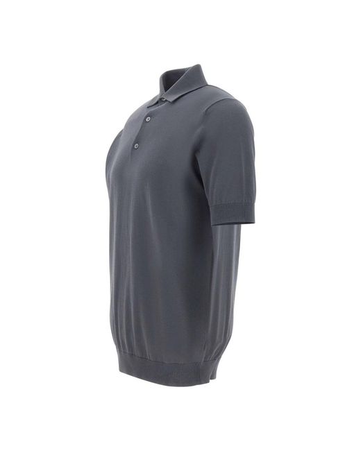 FILIPPO DE LAURENTIIS Blue Round-Neck Knitwear for men