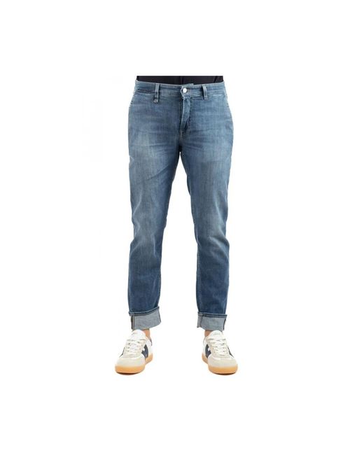 Siviglia Blue Slim Fit Jeans for men