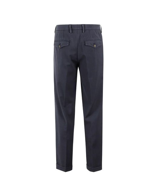 Myths Blaue Woll-Chinohose in Blue für Herren